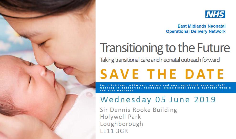 We're currently finalising the programme for our #transitionalcare & #neonataloutreach event 'Transitioning to the Future' 🚀👶in the meantime SAVE THE DATE!....