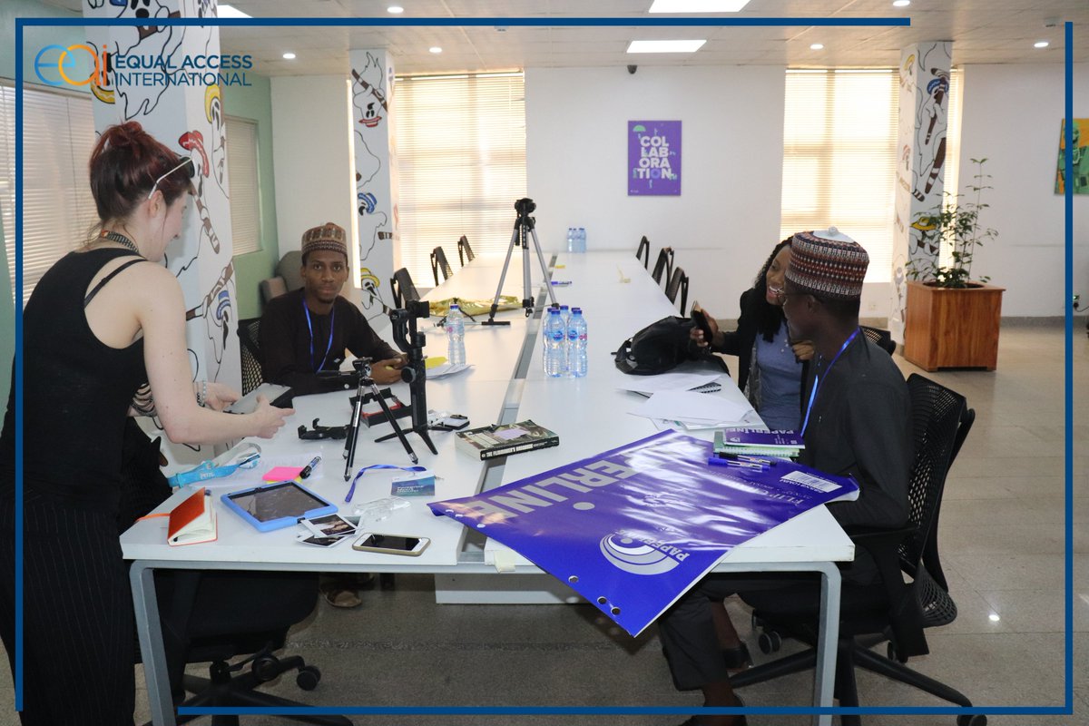 EAI_Nigeria's tweet photo. Cross section of fellows divided for interactive training on different work-plan at the #YaliReconnect Tech Camp today in Lagos
#YaliConnect #PeaceFellows #Peace4Arewa @Gadpeter @EqualAccessIntl @EqualAccessNig @mansurkurugu @MABIRIWURKUN https://t.co/RodIN19nbN