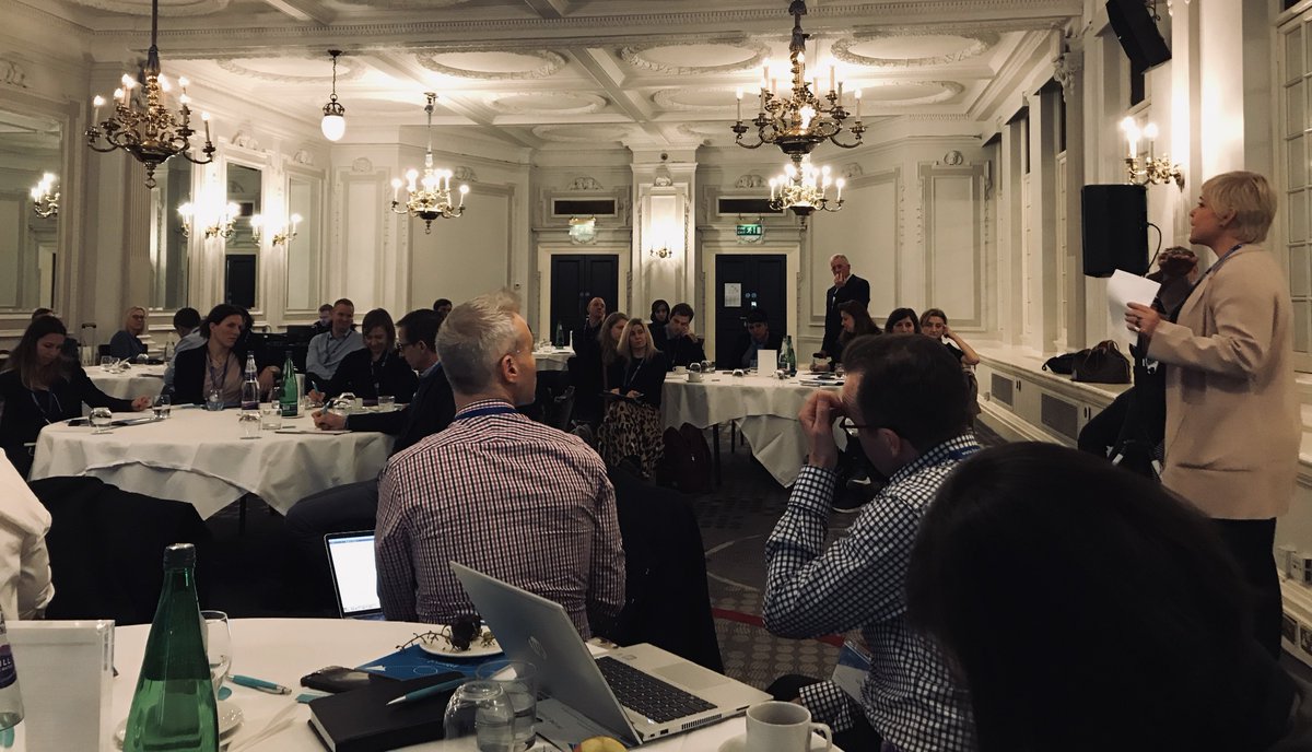 McCannSynergy's tweet photo. Some brilliant insights from Katharina Auer on data, change comms and the business impacts of effective communications. Also, check out those chandeliers! #ICConference @BOC_UK https://t.co/Q6h8dm8es8