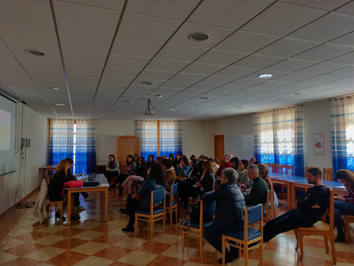 En la reunión de coordinación con los compañeros de #Guadalinfo en #Rioja