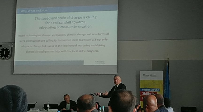 oer4tvet's tweet image. Shyamal Majumdar talks about the need for bottom-up innovation #tvet #UNEVOCihubs #localecosystems