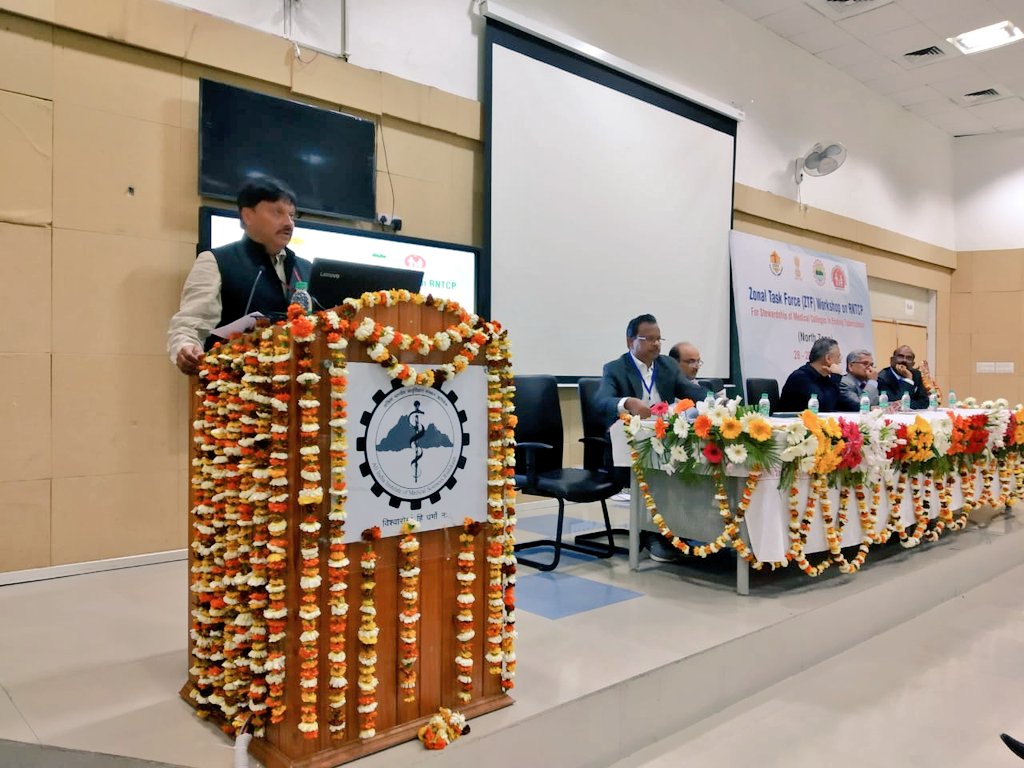 ddgtb2017's tweet photo. Zonal Task Force (ZTF) Workshop on #RNTCP for #Medicalcolleges of 8 Northern States started under the Chairmanship of Addl. Secretary (H), @MoHFW_INDIA on 28th March 2019 at Rishikesh. #EndTB @JPNadda @AshwiniKChoubey @AS_RNTCP @iamvikassheel @IMAEndTB @WHO @Rajesh_rosesh @StopTB https://t.co/z9TLDF17ad