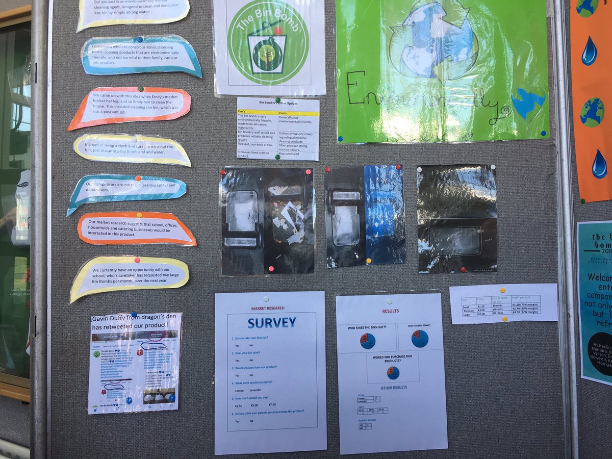 BombBin's tweet photo. Our stand for today 👌💙🌎 @LEOTipperary @StudentEntProg @climateshurtin @SEPTipperary @GavinDuffy @mbobusiness @NewportCollege @TipperaryETB @NCBusiness2018 #stopclimatechange #evnviormentallyfriendly #soexcited https://t.co/KVgjKyikRQ
