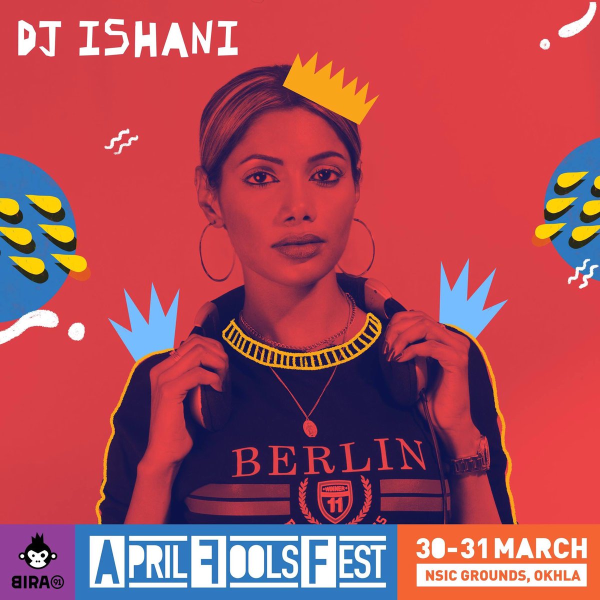 LiMNEnt's tweet photo. This Sunday DJ Ishani is back in Delhi at the @bira91 #AprilFoolsFest https://t.co/KrlXdmEldv