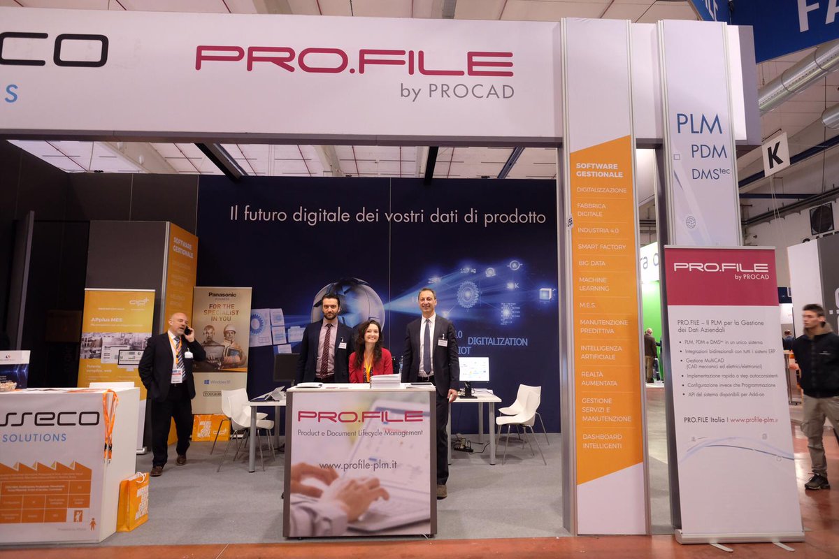 PLMPROFILEItaly's tweet photo. #MECSPE2019 si parte!!!
Vi aspettiamo al nostro Stand J56 Pad 6
#plm #dmstec #digitalizzazione #I40
@MECSPE (Parma, 28-30/03/2019)
Fincad srl - PRO.FILE Competence Center
Cadtec - PRO.FILE Competence Center
SOFTRUNNERS S.R.L. https://t.co/lZn6FWAPak