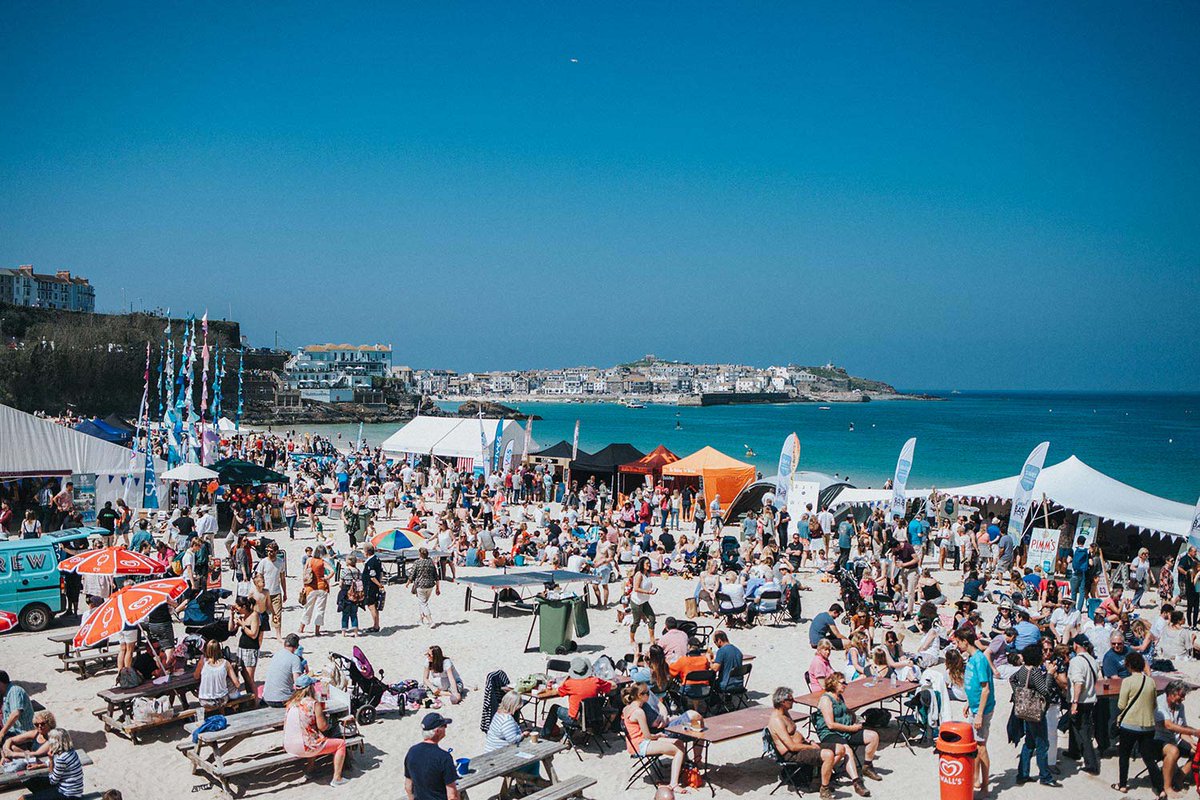 Another beautiful day in St Ives! The St Ives Food & Drink Festival takes place from 10 - 12 May this year - don't miss out: stivesfoodanddrinkfestival.co.uk