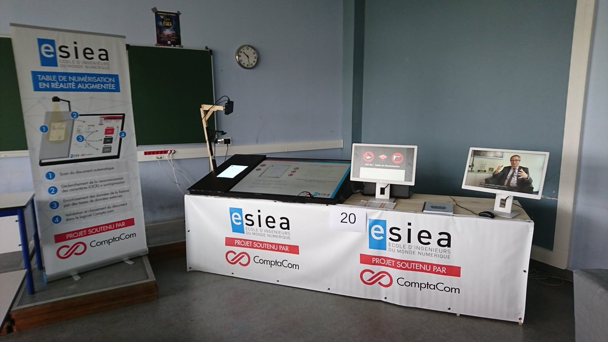 comptacom's tweet photo. Événement #OpenESIEA 📍
Aujourd'hui, vous pouvez découvrir et tester la #TableDeNumérisation en #RA.
Venez soutenir les étudiants ingénieurs de @GroupeESIEA !
🕑 Pour + d'infos : https://t.co/OAMXT2mlST https://t.co/bBFdCJligf