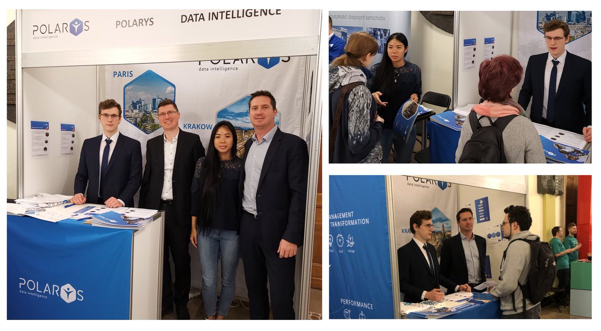 Polarys is proud to participate at AGH Job Fair Spring 2019 in Krakow! Are you looking for #Datavisualization 📊, #Dataengineering 💻 or #BigData Projects? 
Come and Join our best team in Krakow!  💬
To apply: lnkd.in/gzS57v6