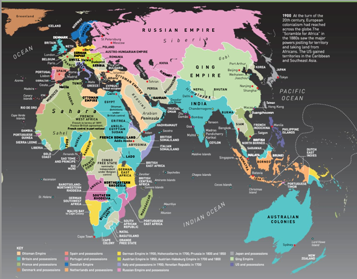 taaffeitecm's tweet photo. Year 1900... the height of European colonization.  I dare say China is likely to be a major influential force of next 100 years. https://t.co/8EpzU8tqQt