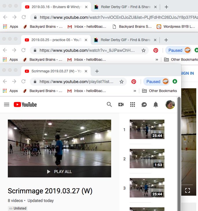 SonnetWrites's tweet photo. Pro/Con to training making sure we have ALL the footage at practice. 
Pro: learning! 
Con: WHEN DO I HAVE TIME TO LEARN 
#DerbyTwitter #FootageReview #20GrindTeen #ProgressNotPerfection #somanytabs #a2rdbehindthescenes https://t.co/RFFFdhIHRE
