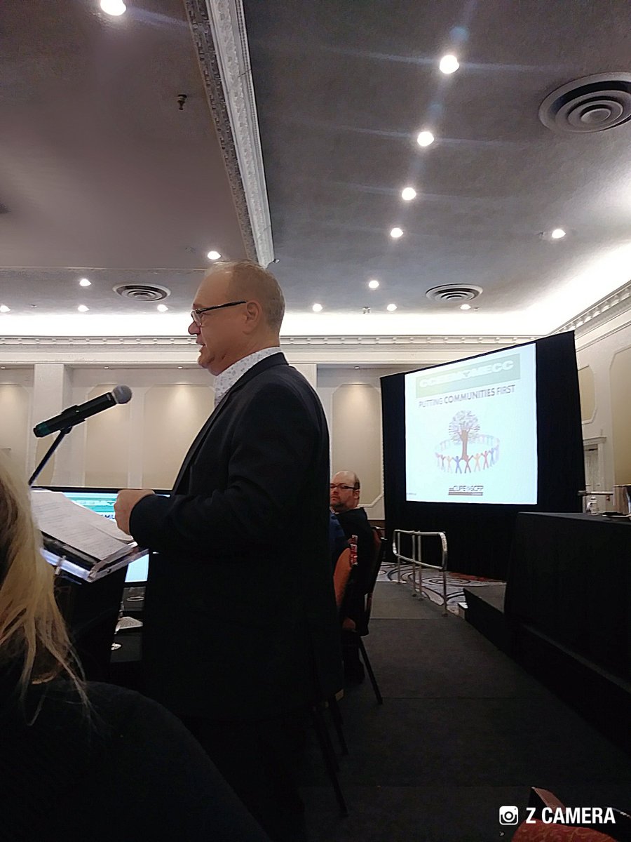 ama_rie's tweet photo. Great words of encouragement from NDP MPP #NiagaraCentre @JeffBurch_ to #OMECC2019 delegates this morning... We can make a difference because we do have a voice but only if we do it collectively and especially across all unions and allies. https://t.co/sIscvv6ekK