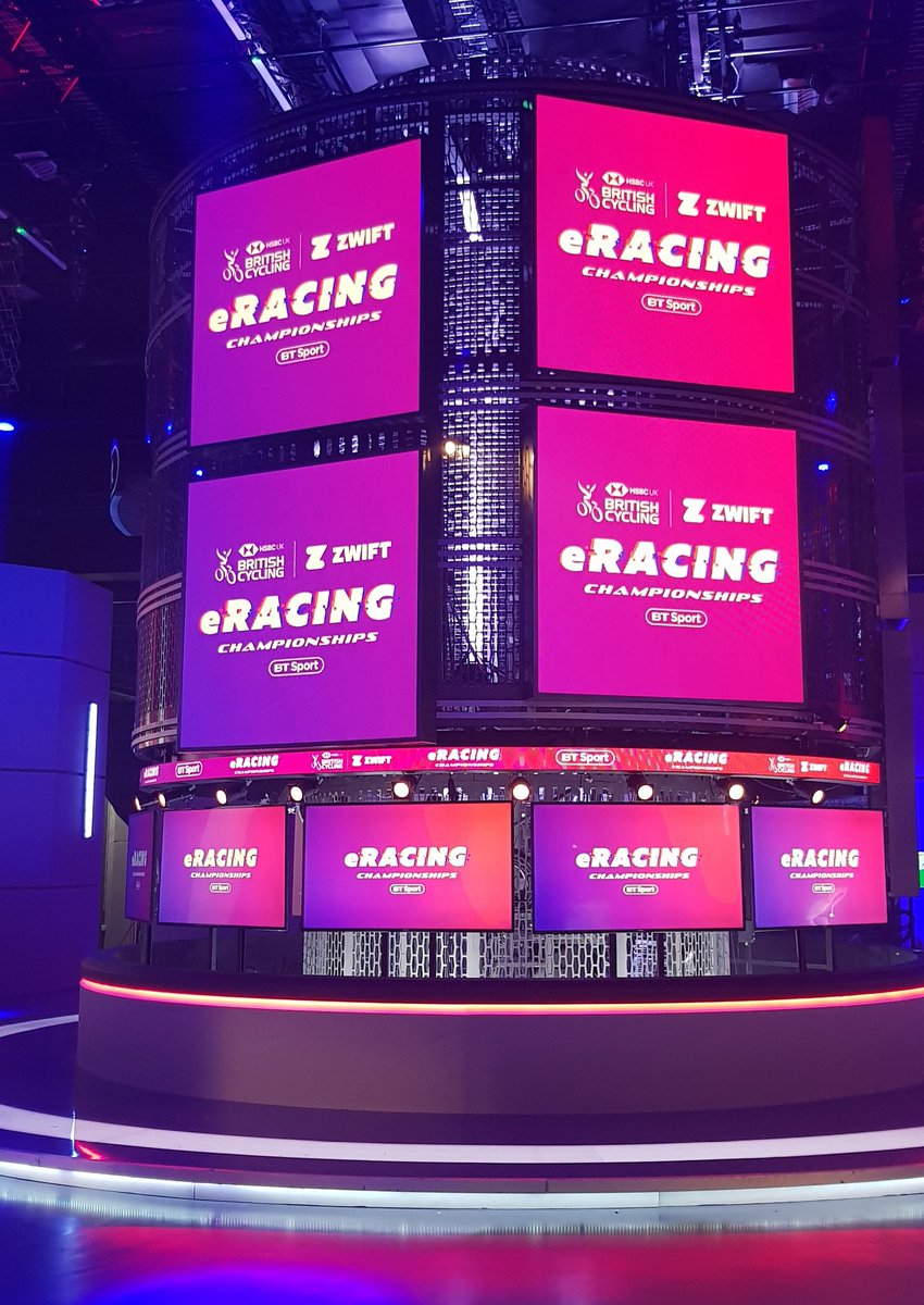 T-3hrs till the inaugural <a href="/BritishCycling/">British Cycling</a> Zwift eRacing Championships takes to the <a href="/btsport/">TNT Sports</a> stage! Who will take the jersey, tune in to find out. #BCZwiftChamps 👊💥🇬🇧

Watch live from 1.55pm GMT:
➡️ fb.com/gozwiftlive