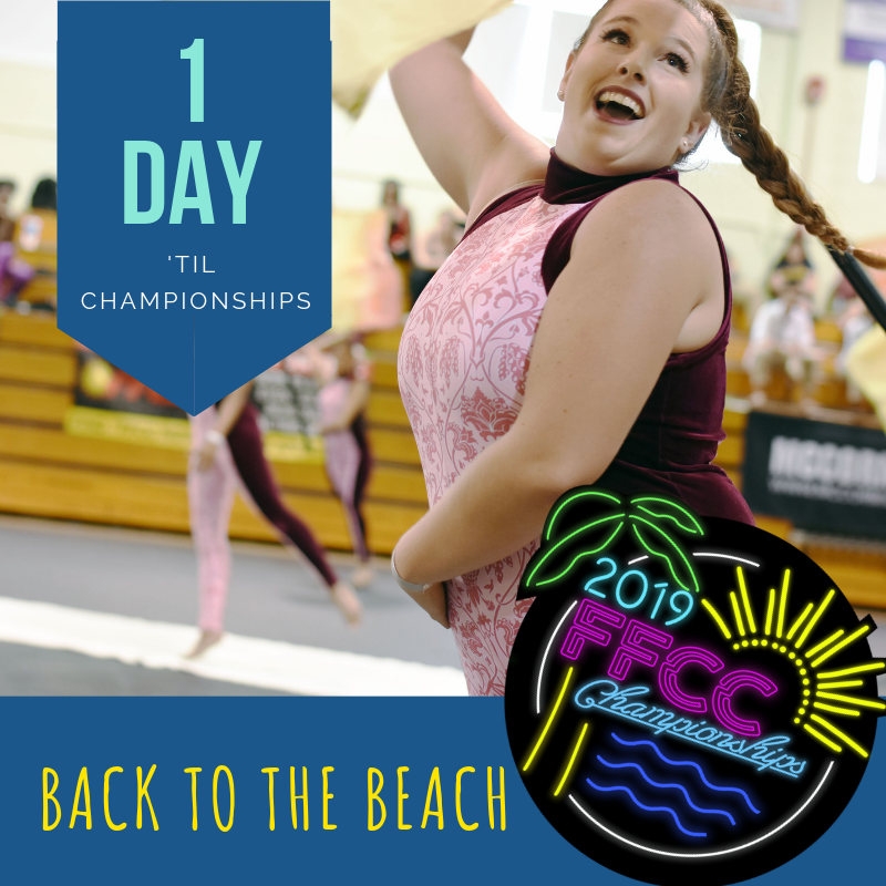FFCC1985's tweet photo. Championships starts tomorrow! Get ready for three days of fun &amp; fantastic performances!
#ffccchamps19 #weareffcc https://t.co/6KjnSpaIBd