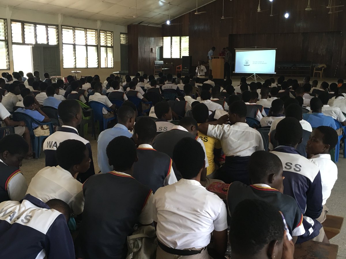 NSBTGhana's tweet photo. NSBT interacts with West African Senior High School (WASS) on 2019 admissions. https://t.co/kT4fz485fV
