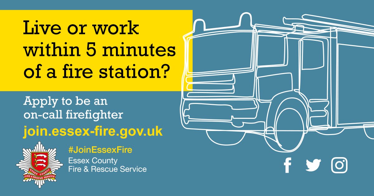 To help us break down the barriers of recruiting...

Tell us what puts you off joining as an On Call firefighter serving the community of Ongar

We are soon to be holding another recruitment drive to make Ongar safer! #OnCall