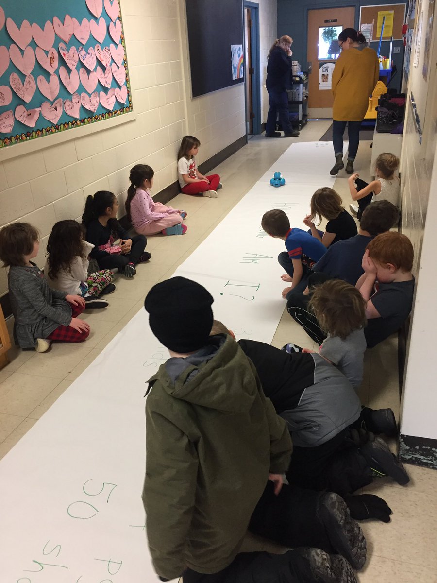McDonalds_Class's tweet photo. @EarlyYears_HPE @SMESBelleville @HPEschools We explored the length of a Tyrannosaurus rex using a variety of non-standard tools including our friend Dash! “How many times do we have to tell him to move forward so he can move from the tip of the nose to the tip of the tail?” https://t.co/Giw9jeLUlv