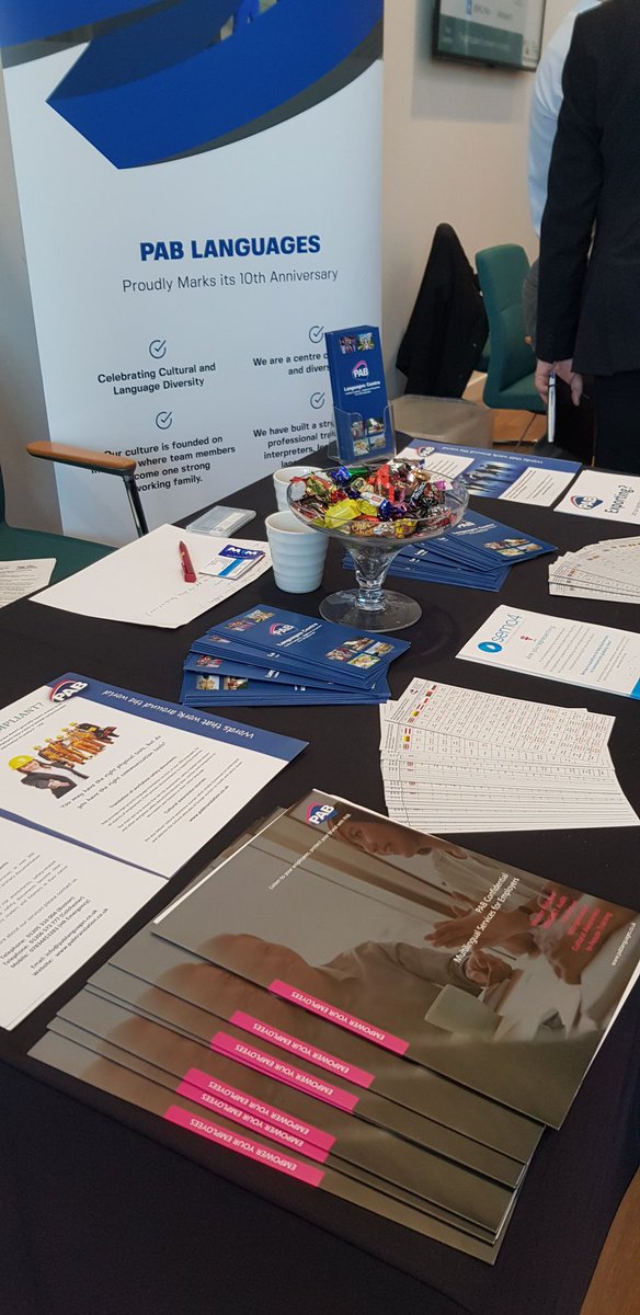 LeldePlesa's tweet photo. PAB Languages out and about 😀
East Midlands Manufacturing Conference 2019 in Coventry
#EMCManf19 https://t.co/Kt7yvbGkrd
