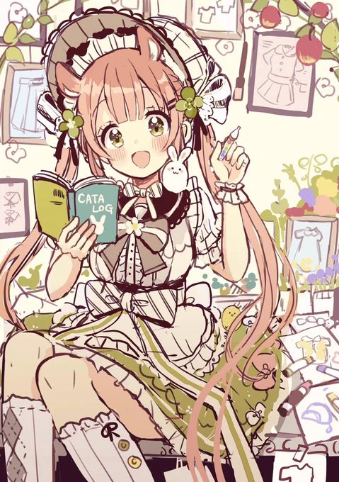 お絵描き娘? 
