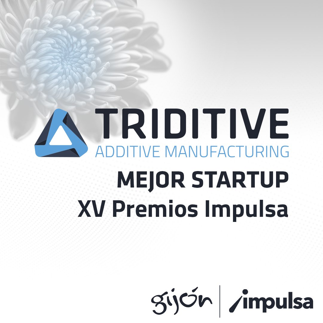 TRIDITIVE's tweet photo. Hemos sido galardonados como #MejorStartup en la XV edición de los #PremiosGijónImpulsa🏆. ⠀
⠀
Gracias a @GijonImpulsa por el reconocimiento y por todo el cariño recibido.
#TRIDITIVE #AMCELL #industrialización #fabricaciónaditiva #SCALADD https://t.co/OpqZ2UEc2D