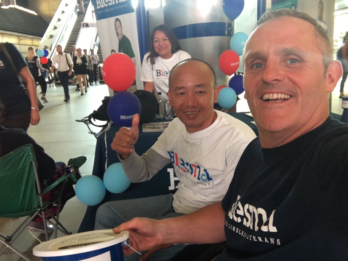 Today, our team of volunteers, staff and Members are collecting at Canary Wharf station. Come and say hello👋