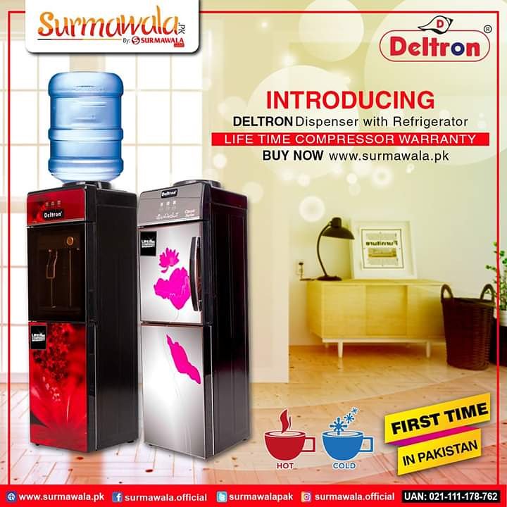 SurmawalaPak's tweet photo. Deltron Water Dispenser is here to help you get hot/cold drinking water instantly and maintain the freshness of your edibles for longer.
Shop Now: https://t.co/GnJQFiTkgz
UAN 021111178762
#DeltronPakistan
#DeltronWaterDispener
#WaterDispenserInPakistan
#SurmawalaSastaHai https://t.co/X9LbNZ47wP