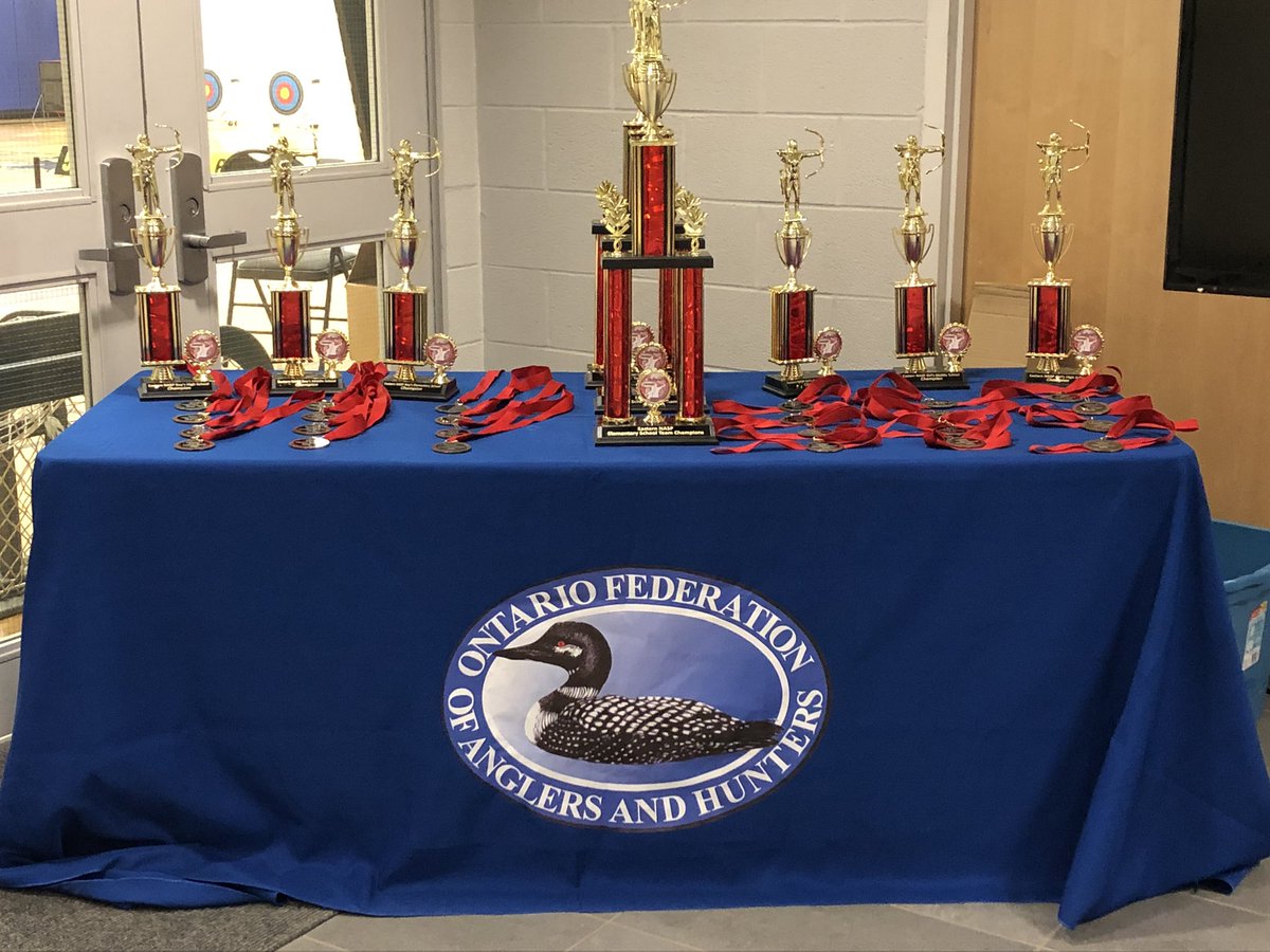 Right on target for today’s archery tournament here @ GREC! Go Gryphons!