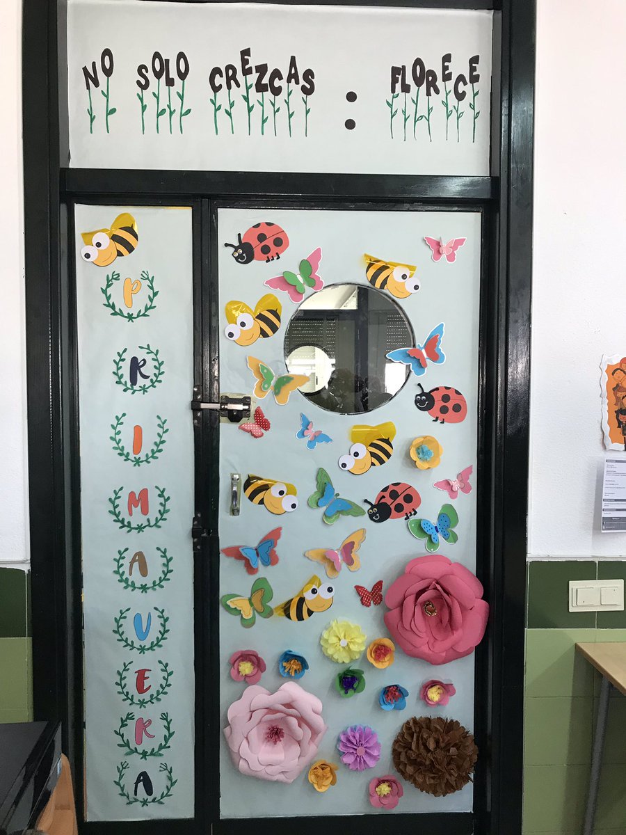 dpto_ssc's tweet photo. Ya es primavera en la clase de 1º Educación Infantil @todofp #primavera https://t.co/rSakjpGebw