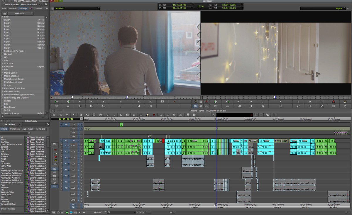 GirlToMoon's tweet photo. The Girl Who Went To The Moon has been in the edit for a few weeks now and we're really pleased with how it's looking! A quick touch up in the colour grading suite for the green screening scenes and then it's onto animation... https://t.co/oaYJ82QQC6