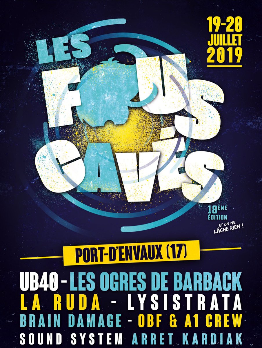 UB40OFFICIAL's tweet photo. New 2019 Show

We're happy to announce we'll be playing at Les Four Caves in Port-D'Envaux on July 20th
Tickets https://t.co/Kx4XrhVXlj 

Big Love
UB40 https://t.co/LlDtG2457d