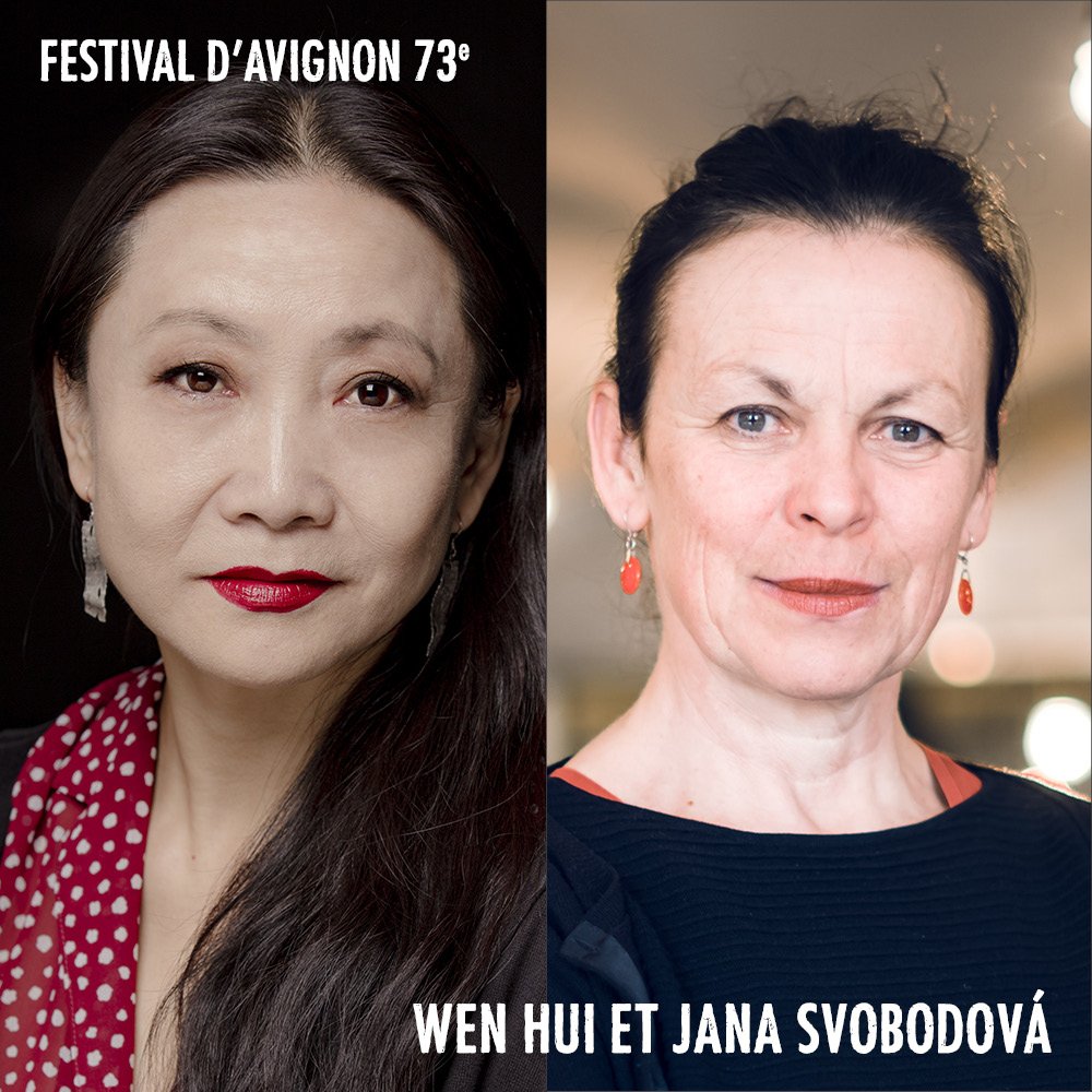 FestivalAvignon's tweet photo. [#FDA19 | PROGRAMMATION] ORDINARY PEOPLE Wen Hui ET Jana Svobodova  : « Pour nous, la scène n'est pas un espace pour présenter « un art pur » mais une représentation de la société où tous sont égaux. » #BenoitXII 16/23 JUIL #indiscipline #1ereEnFrance @FestivalAvignon https://t.co/AN2pkeyWPO