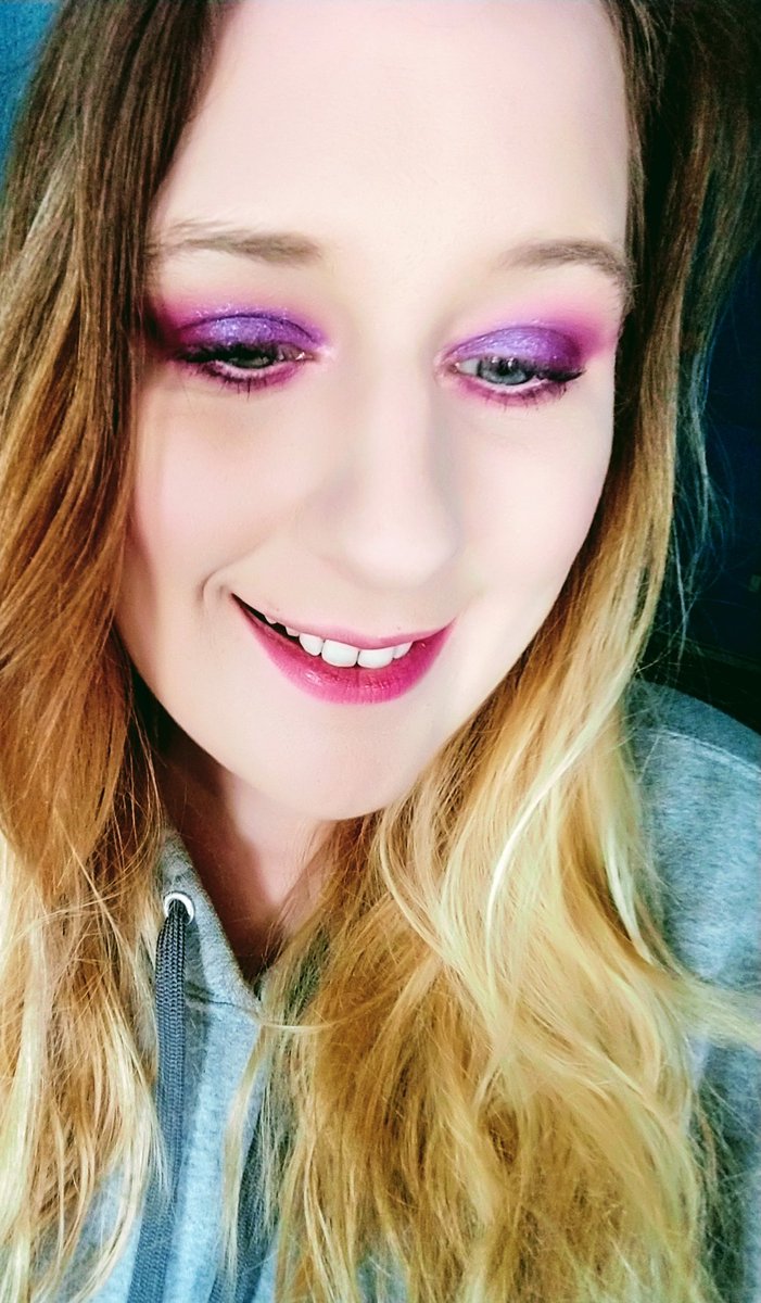 CjBishop9's tweet photo. First look I created with the @jamescharles palat which has been dedicated to my grandmother who passed a few days ago due to dementia! Her favorite color was purple, I love and miss you so much! https://t.co/rbD3w0Tpm4