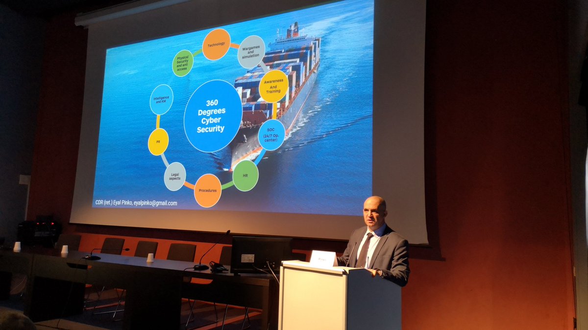 SecnetProject's tweet photo. The human factor has a great impact on #cyberattacks - we need a 360° defence - @EyalP1970

@SecnetProject @PortodiTrieste @PortOfVenice @lukakoper @UniTrieste #portsecurity #Technology #Maritime https://t.co/8kRSsAAYCy