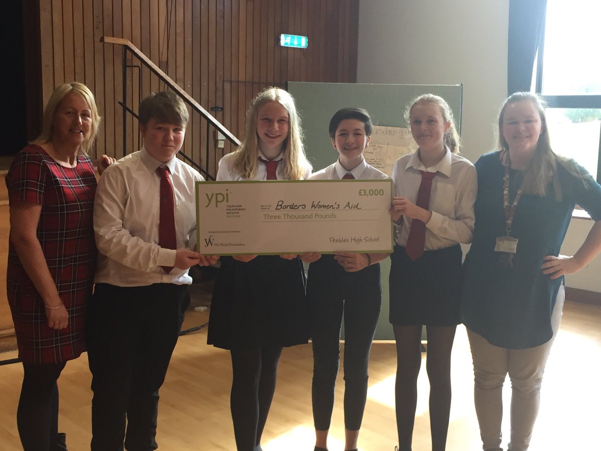 PeeblesHigh's tweet photo. Our winning team representing Borders Women Aid. Congratulations! https://t.co/ojbY62Lmdk