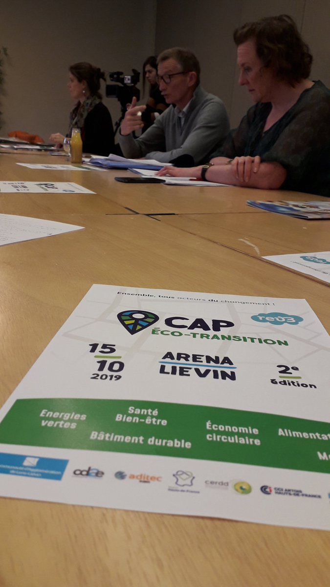 AggloLensLievin's tweet photo. #CapEcoTransition @CaronJF "Le salon MyGreenCity devient Cap Éco-transition. @LensLievinAgglo prend à coeur, dans son projet de territoire, le développement des clusters comme le @cd2e1119 co-organisateur de l'événement" https://t.co/WkGhITddV3