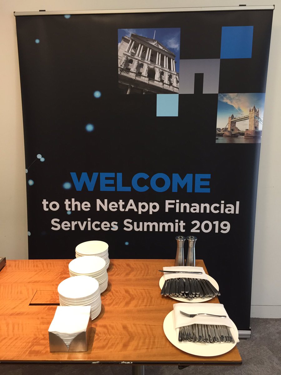 NetAppUK's tweet photo. NetApp Financial Services Summit is underway in London. It is shaping up to be a superb event! #FSSummit https://t.co/3NRkwxKIL8