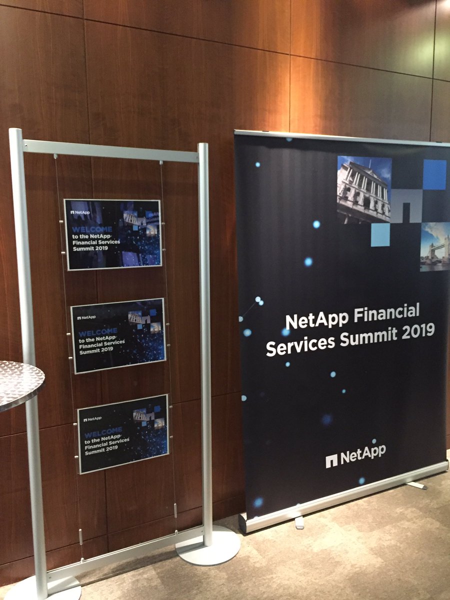 NetAppUK's tweet photo. NetApp Financial Services Summit is underway in London. It is shaping up to be a superb event! #FSSummit https://t.co/3NRkwxKIL8