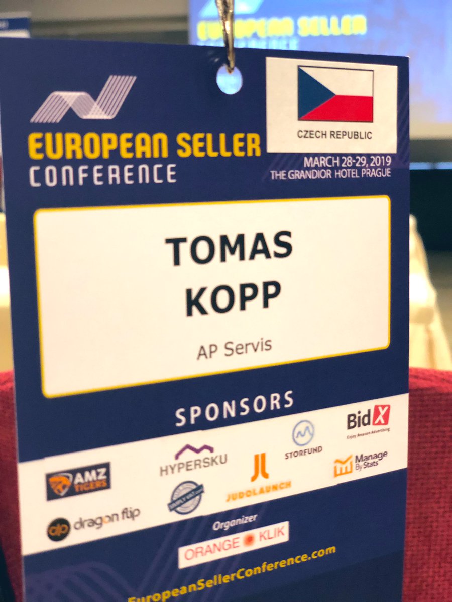 APServisPraha's tweet photo. Dnes jsme vyslali Tomáše zjistit bližší informace k možnému prodeji zboží na #Amazon a poslechnout si zkušenosti prodejců #APservis #eusecon19 #networking https://t.co/ZPAn3XAXEo