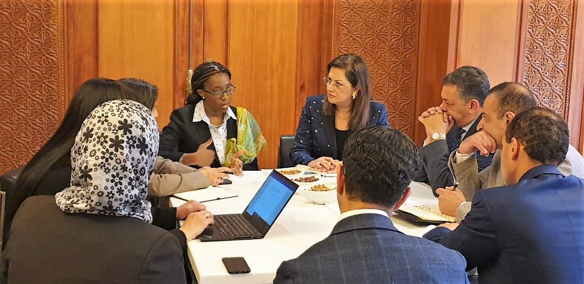 ECA_OFFICIAL's tweet photo. #2019COM Highlights 
   
#ECA Executive Secretary Vera Songwe met with #Egypt Minister of Planning and administrative reform @halaelsaid &amp; Deputy Minister for Planning Affairs @agkamaly, discussed national accounts improvement, cooperation on #ECA work on #employment issues… ½ https://t.co/w1IFSX59Ve