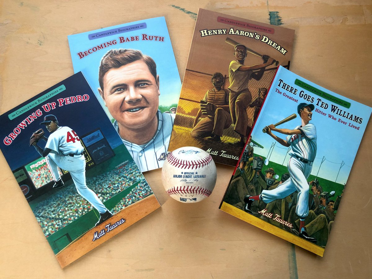 tavaresbooks's tweet photo. IT'S OPENING DAY! ⚾️🎉⚾️🎉

To celebrate, I’m giving away a signed set of my 4 baseball biographies.

RT any time today, 3/28, to enter. 

I'll announce the winner Friday morning. Good luck!

#OpeningDay #Giveaway #PlayBall https://t.co/U9XpPcSLSD