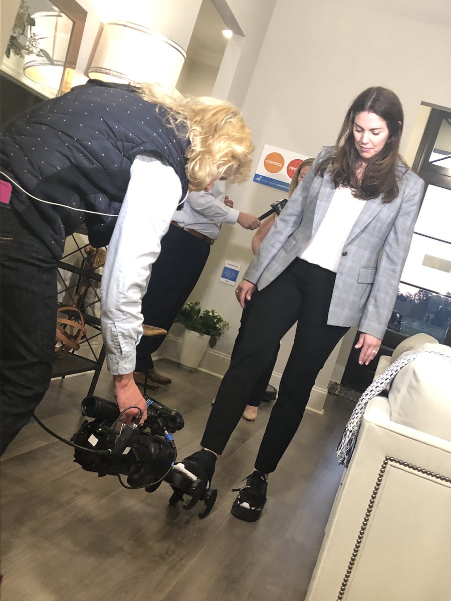 sharonsouther's tweet photo. Demonstrating a device that helps stoke victims get their stride back and recover. @CoxComm @MoterumTech #CoxSmartHome https://t.co/zSDKVfoKo8