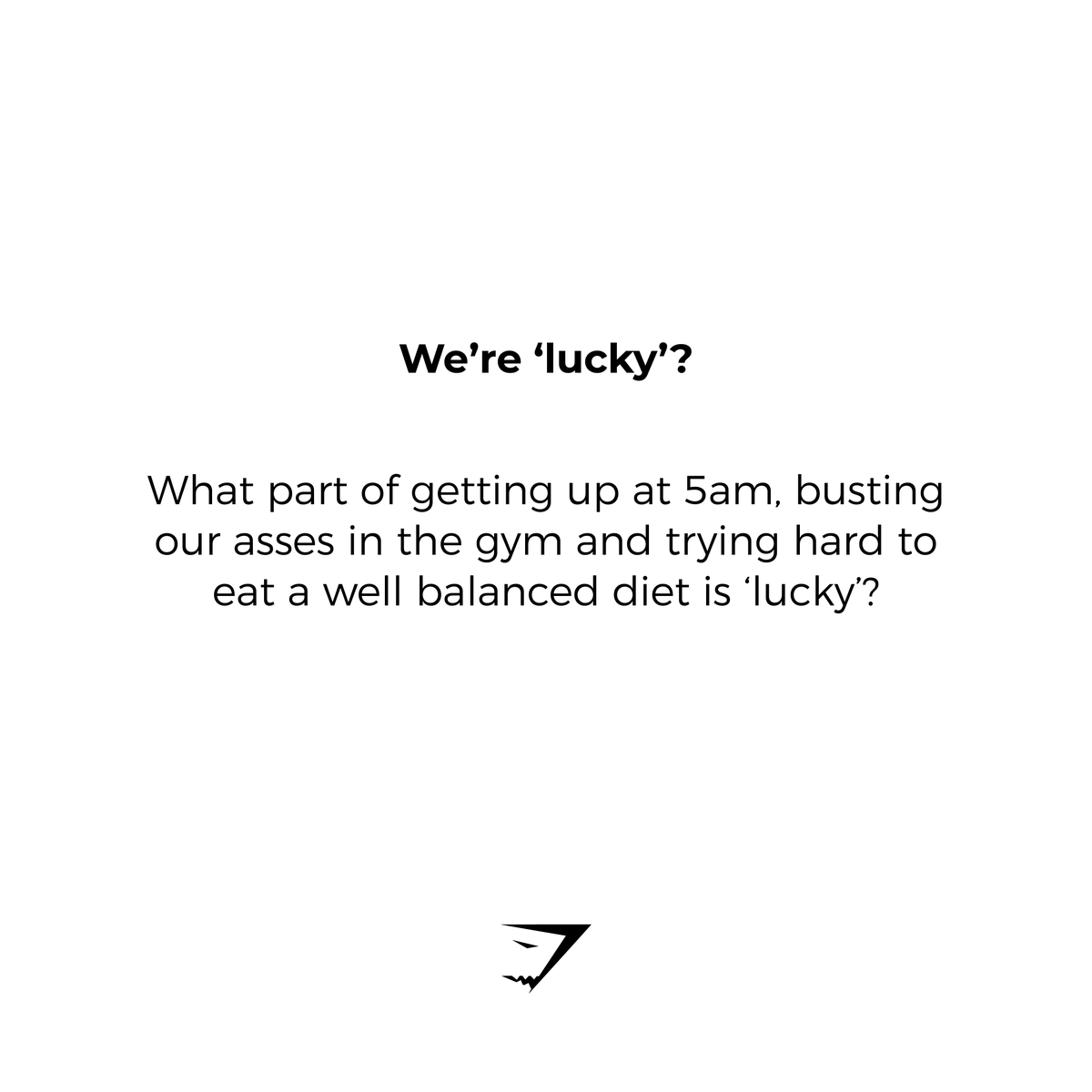 Gymshark's tweet image. some of u are just salty ☕️