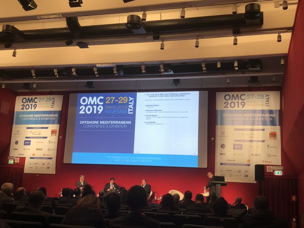 SPEstudent_Roma's tweet photo. #OMC2019 Reviewing East Med gas potential: additional reserves to be found and exploited? 
They answer them @eni, #cyprusTBC #HHRMGreece https://t.co/Z386sQpior