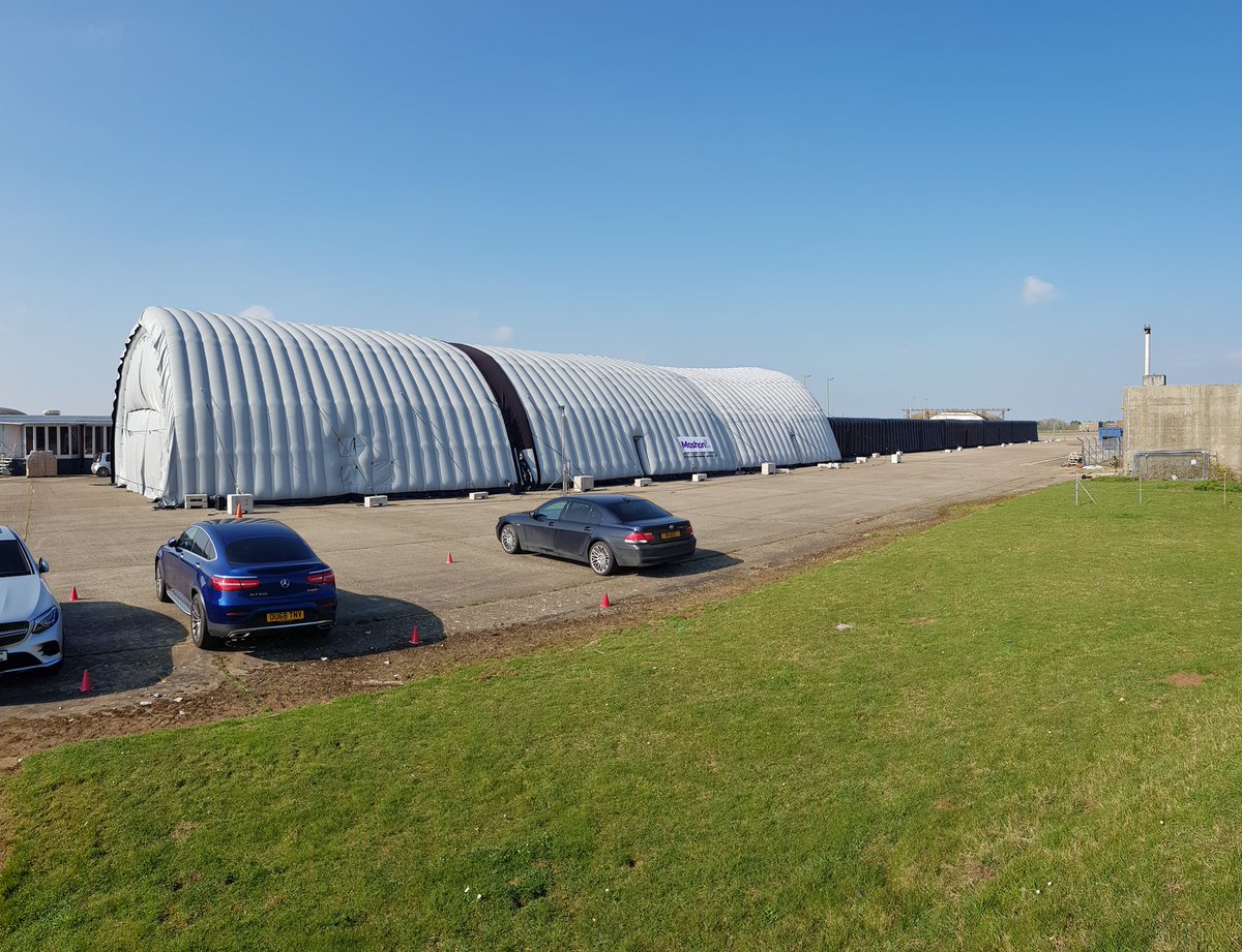 MoshonData's tweet photo. Our world's longest inflatable tunnel is open to interested parties today until 3pm. Beautiful bright sunny day, perfect conditions for testing in the dark! #moshondata #tunnel #worldrecord #nighttesting #adas #euroncap https://t.co/U6scllYoks https://t.co/kxX7fwya2v