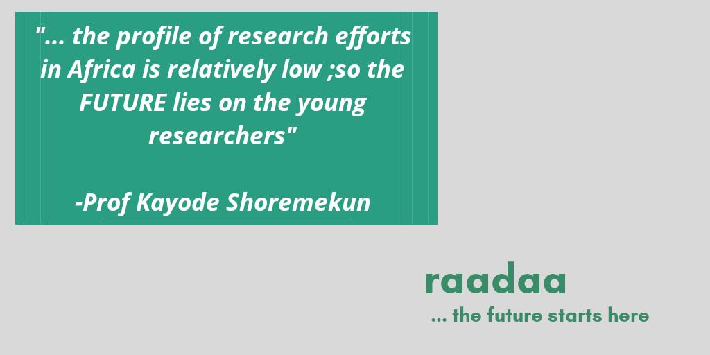 raadaaofficial's tweet photo. Join us boost research in Africa.

#raadaa #federaluniversity #ekitistate https://t.co/iqqCYMXG9e