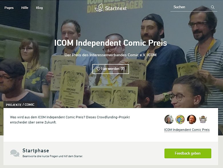 mycomicsde's tweet photo. ICOM-Preis Ausschreibung 2019: Das Crowdfunding für den Preis war erfolgreich! Insgesamt sind 2.500 € ausgeschrieben, Einsendeschluß für Publikationen aus dem Jahr 2018 ist der 1. April: https://t.co/n0GsW4TY1P
#comics #comicpreis https://t.co/EzwFgihV3y