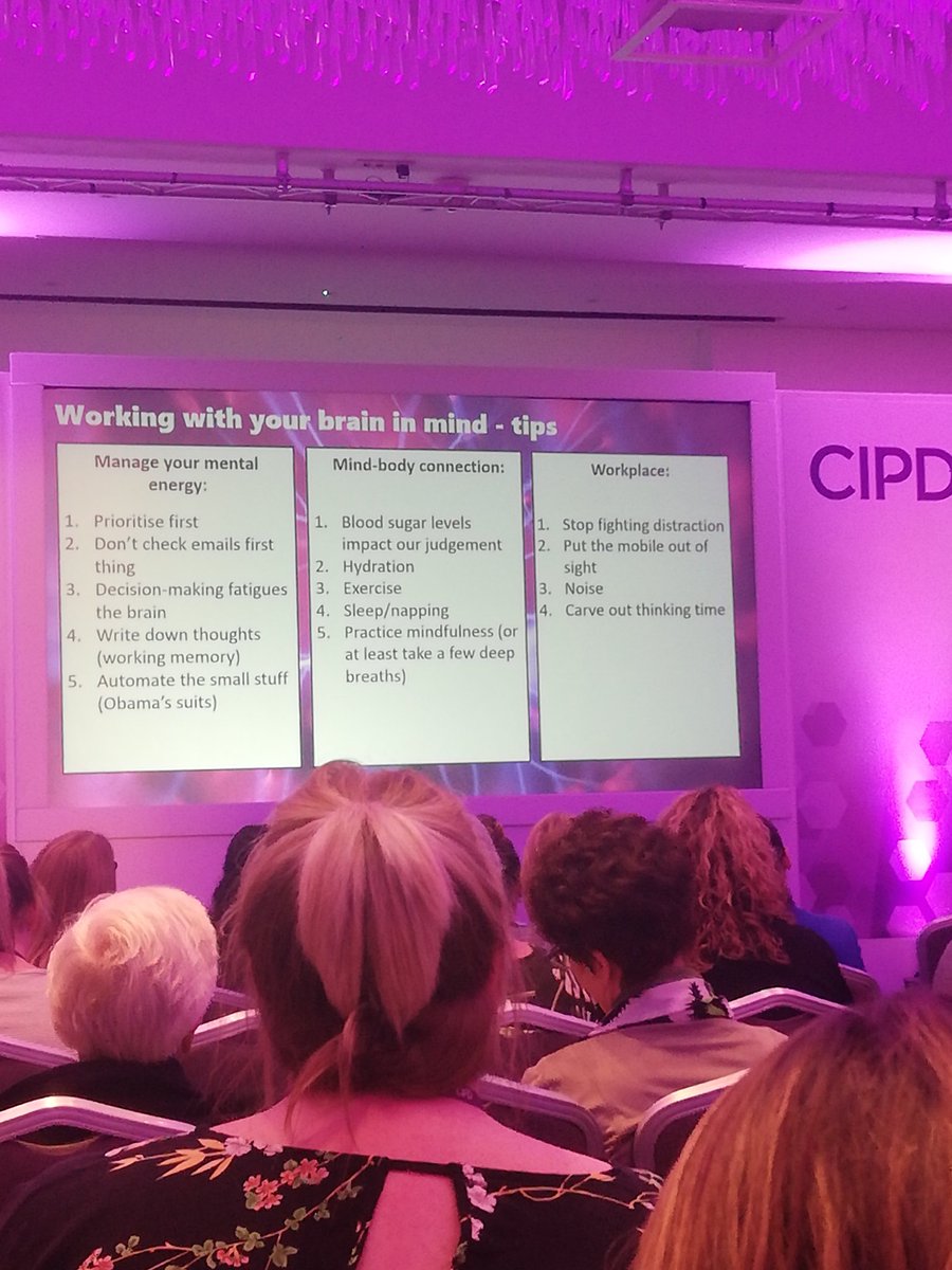 juswad's tweet photo. @Hilary_Scarlett some great tips on managing mental energy #cipdhrbp https://t.co/TYLx1DG9S6