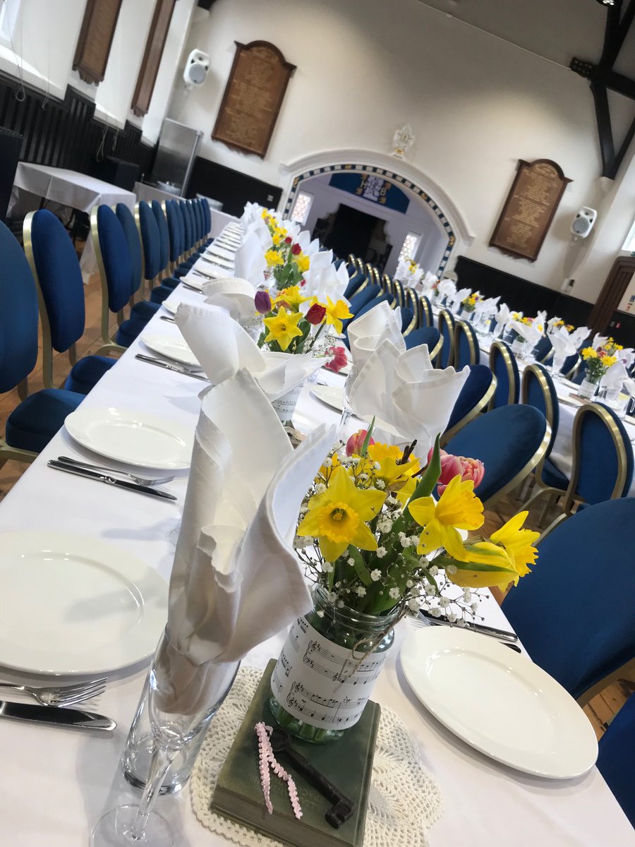 May not look like spring outside today but definitely felt like spring in the hall.