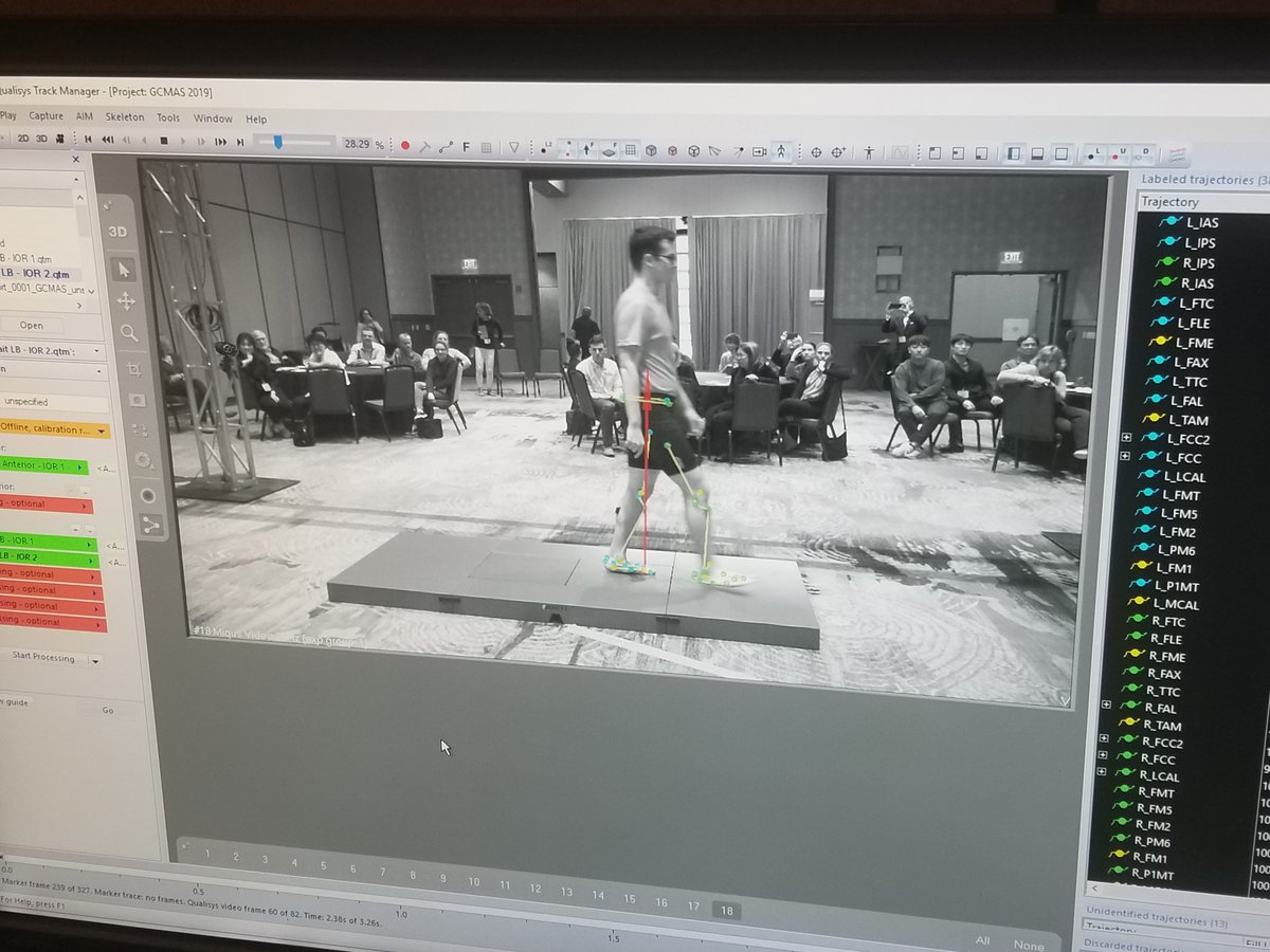delsysinc's tweet photo. Great user group meeting @gcmas with our partners (@qualisysab & @AMTI_MultiAxis) last night where a full lab setup demonstrating kinematics, kinetics and of course Trigno EMG! Come and see us at our booth #GCMAS #Delsys #Gait #EMG https://t.co/HKAIKyHCpy