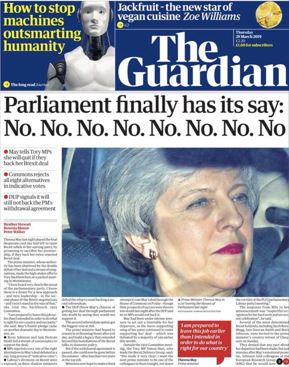 J’adore cette une du #guardian . #godsavethequeen #BrexitVote