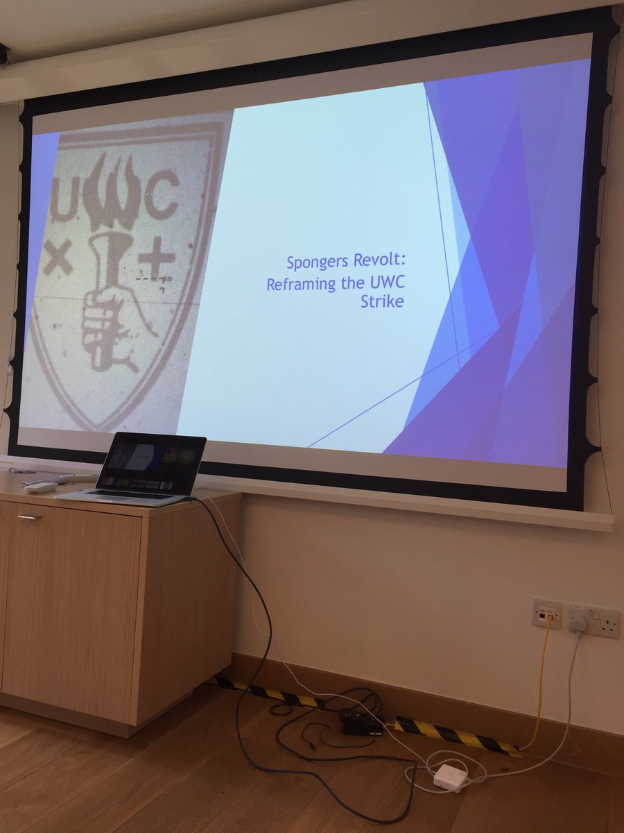 MIH_Cam's tweet photo. Jordan brown kicking off the conference with his paper on the UWC strike #mih19 #cultpol https://t.co/dqfkDWIKZq